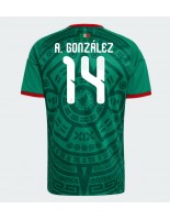 Mexiko Armando Gonzalez #14 Domácí Dres MS 2026 Krátký Rukáv